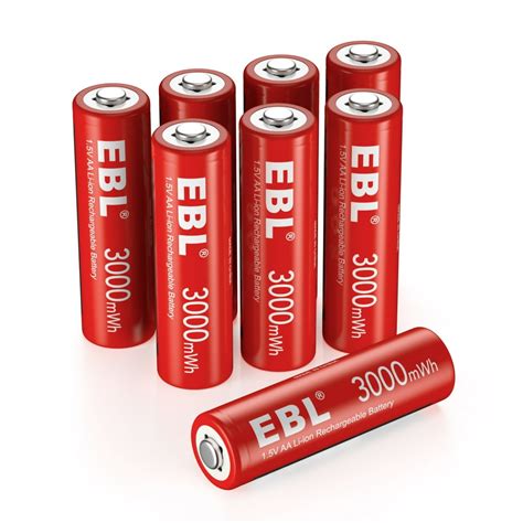 rechargeable batteries ebl|ebl rechargeable lithium aa batteries.